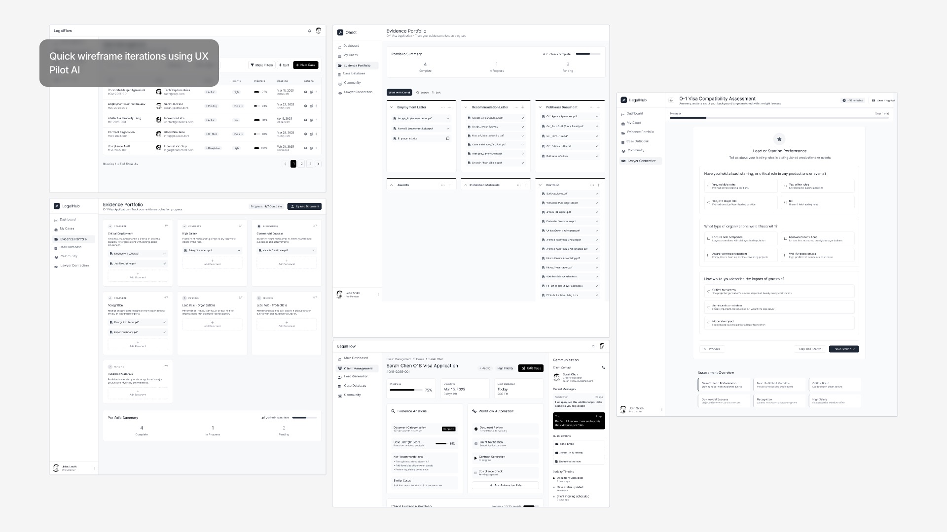 Wireframe iteration 1
