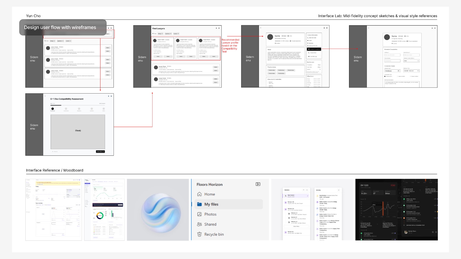 Wireframe iteration 3