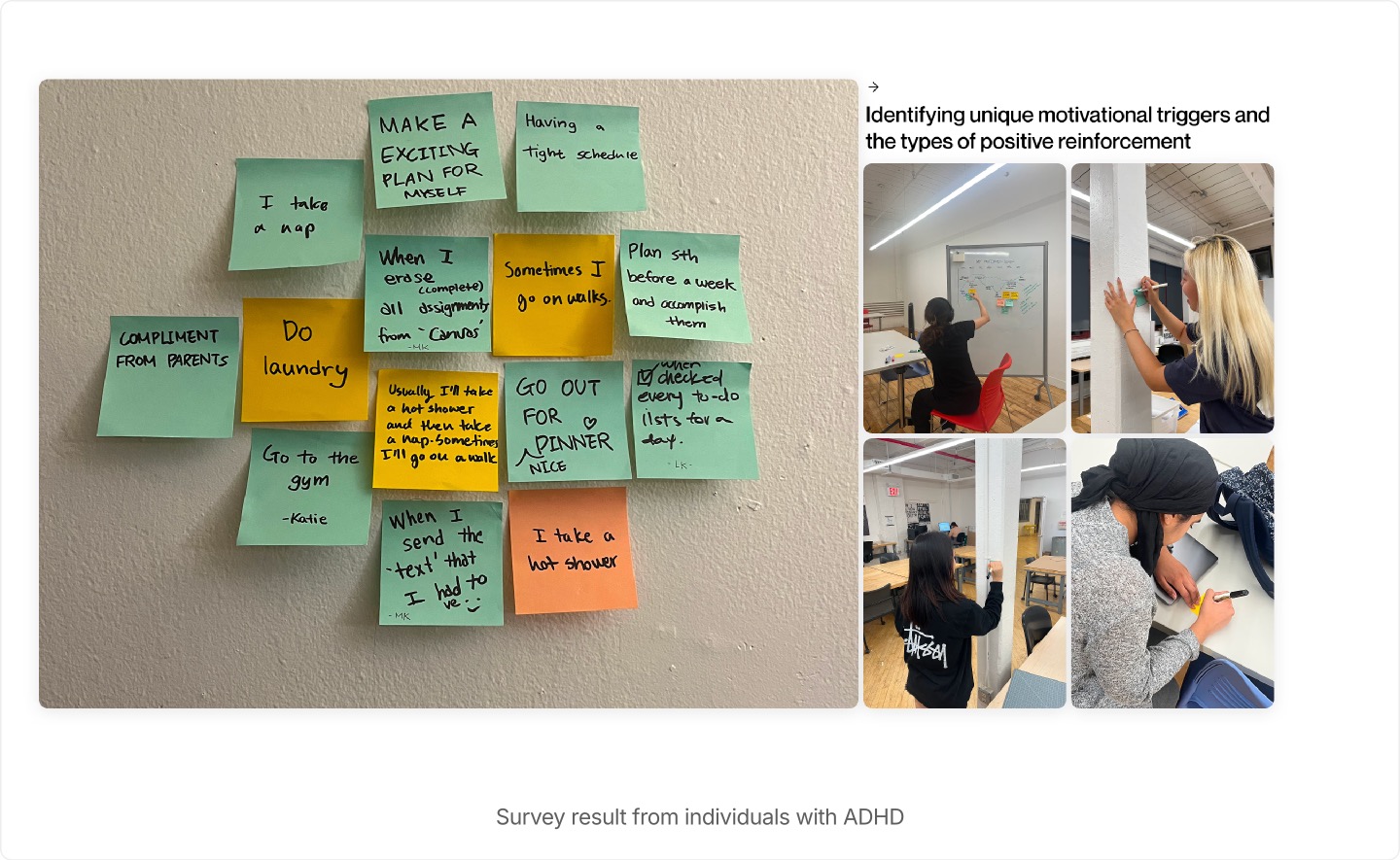 Exploratory interview synthesis for ADHD users
